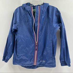 NWOT LL Bean Navy Windbreaker sz 10